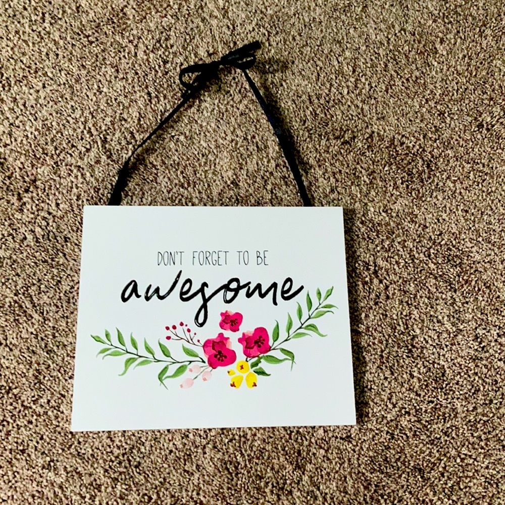 Wall sign